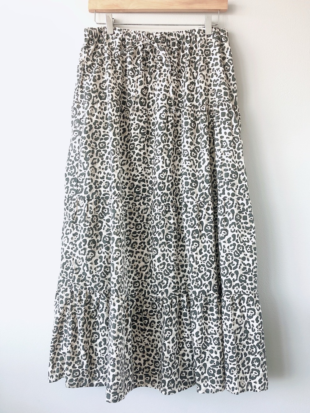 Japna animal print skirt large women’s maxi skirt NWT elastic waist